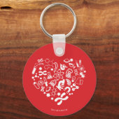 Ruimte en wetenschap sleutelhanger (Voorkant)