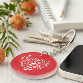 Ruimte en wetenschap sleutelhanger (Voorkant Rechts)