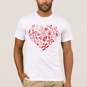 Ruimte en wetenschap t-shirt