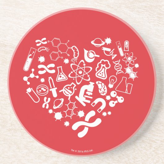 Ruimte en wetenschap zandsteen onderzetter (Voorkant)