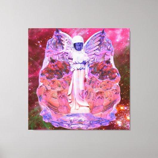 Ruimte engel canvas afdruk (Voorkant)