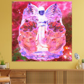 Ruimte engel canvas afdruk (Insitu (Woonkamer))