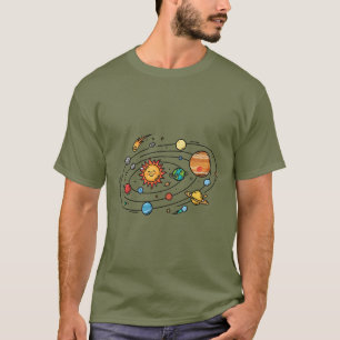 Ruimte Esthetisch Kosmisch Sterrenstelsel Sterren T-shirt