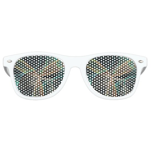 Ruimte Fantasie Retro Zonnebril (Voorkant)