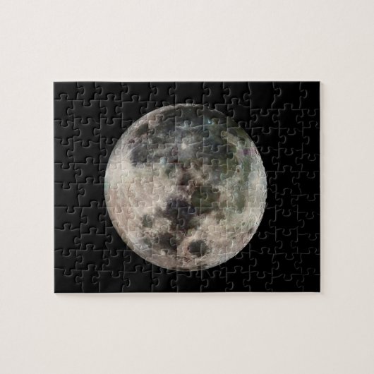 Ruimte Foto van de maan Legpuzzel (Horizontaal)