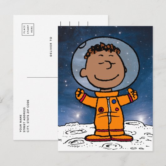 RUIMTE | Franklin Astronaut Briefkaart (Voorkant / Achterkant)
