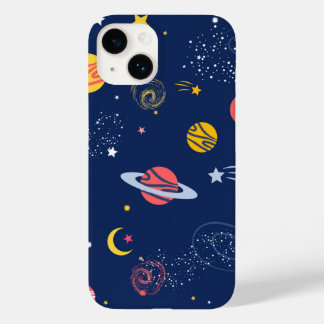 Ruimte Galaxy Achtergrond Kosmische Marine iPhone Case-Mate iPhone 14 Hoesje