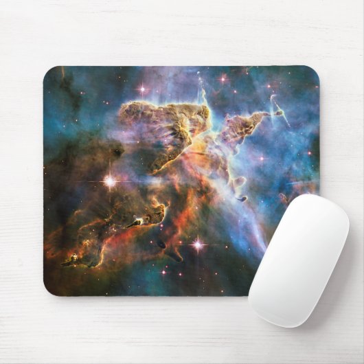 Ruimte galaxy nevel. Universum sterren & astronomi Muismat (Met muis)