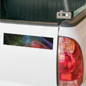 Ruimte Golf Bumpersticker (Op Truck)