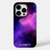 Ruimte Hemel Nevel Aangepaste Naam Case-Mate iPhone Case (Achterkant)