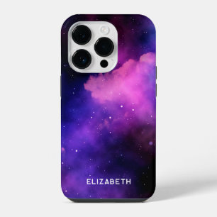 Ruimte Hemel Nevel Aangepaste Naam iPhone 14 Plus Hoesje
