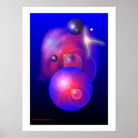 Ruimte, het is er buiten (Poster) Poster (Voorkant)