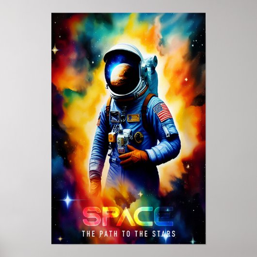 Ruimte - Het pad naar de sterren Poster (Voorkant)