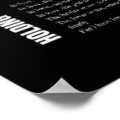 Ruimte houden voor liefdesgedicht muurkunst poster (Hoek)