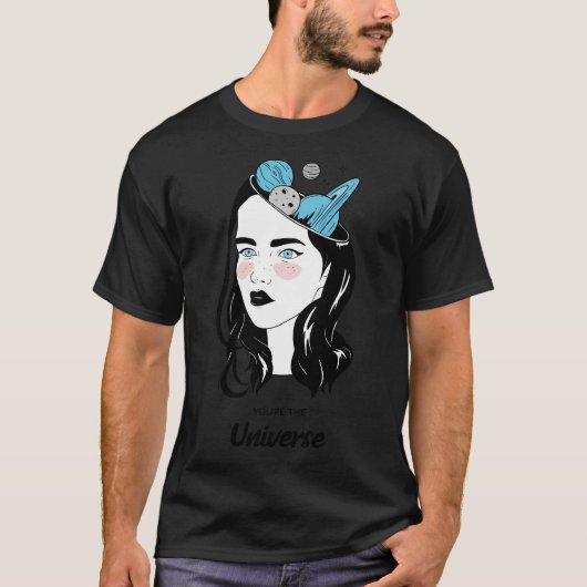 Ruimte in gedachten t-shirt (Voorkant)