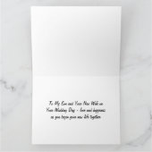 RUIMTE IN ZIJN TUX-SON OP UW WEDDAG KAART (Binnen)