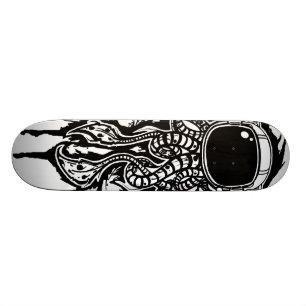 ruimte inktvis skateboard
