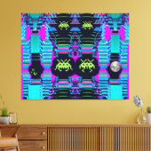 Ruimte-invasie van de tariefkoningen canvas afdruk (Insitu (Woonkamer))