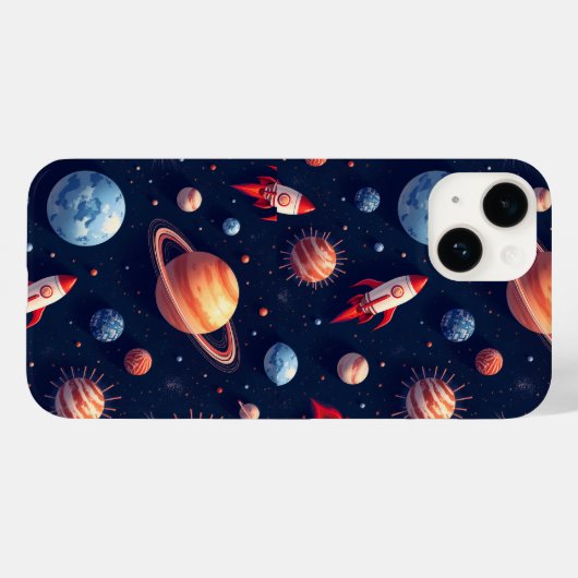 Ruimte iPhone Case (IP14) (Achterkant (horizontaal))