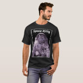 Ruimte Kat Buitenruimte Kat Astronaut Galaxy T-shirt (Voorkant volledig)