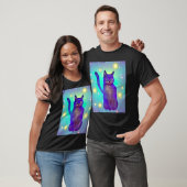 Ruimte Kat Kitty Kitten In Kat Stijl 2 T-shirt (Unisex)