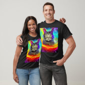 Ruimte Kat Kitty Kitten In Kat Stijl 3 T-shirt (Unisex)