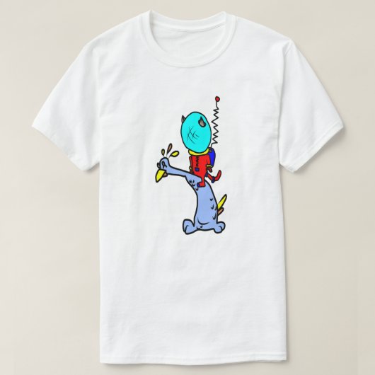 Ruimte Kat & Vogels T-shirt (Design voorkant)
