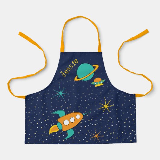 Ruimte-Kinderen Schort (Voorkant)