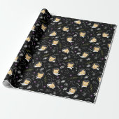 Ruimte Kitty Cadeaupapier (Uitgerold)
