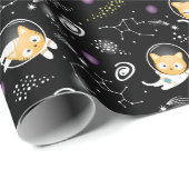 Ruimte Kitty Cadeaupapier (Rol Hoek)