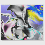 Ruimte. Klein-witte achtergrond. Rooklaat-Afbeeldi Cadeaupapier (Vlak)