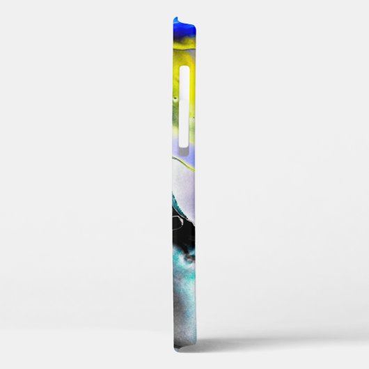 Ruimte. Klein-witte achtergrond. Rooklaat-Afbeeldi Case-Mate iPhone Case (Achterkant / Links)