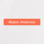 Ruimte kleuren Naam labels voor kinderen waterdich (Design 1)