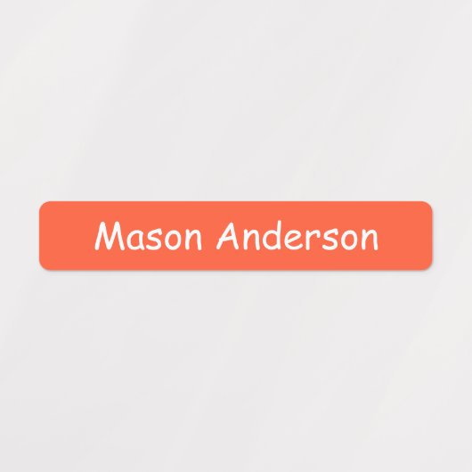 Ruimte kleuren Naam labels voor kinderen waterdich (Design 1)