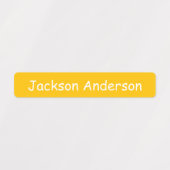 Ruimte kleuren Naam labels voor kinderen waterdich (Design 2)