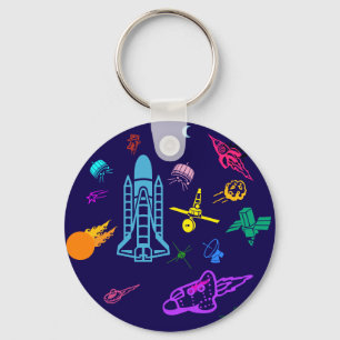 Ruimte Kunst Sleutelhanger