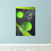 RUIMTE-LIMOEN CANVAS AFDRUK (Insitu (Houten vloer))