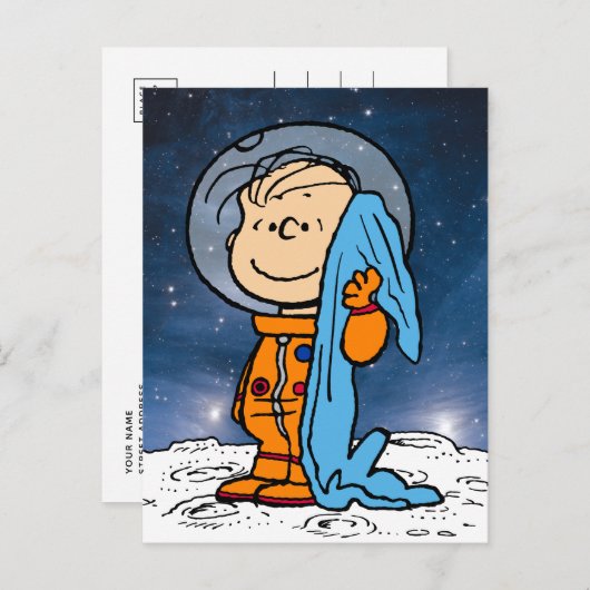 RUIMTE | Linus Astronaut Briefkaart (Voorkant / Achterkant)