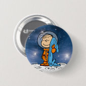 RUIMTE | Linus Astronaut Ronde Button 5,7 Cm (Voorkant /achterkant)