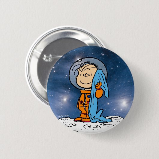 RUIMTE | Linus Astronaut Ronde Button 5,7 Cm (Voorkant /achterkant)