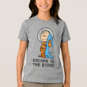 RUIMTE | Linus Astronaut Tri-Blend Shirt (Voorkant)