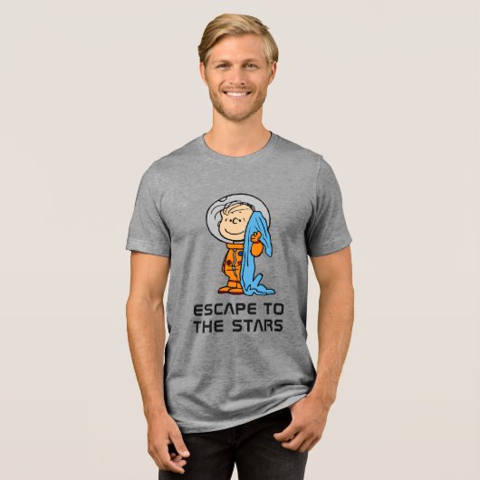 RUIMTE | Linus Astronaut Tri-Blend Shirt (Voorkant volledig)