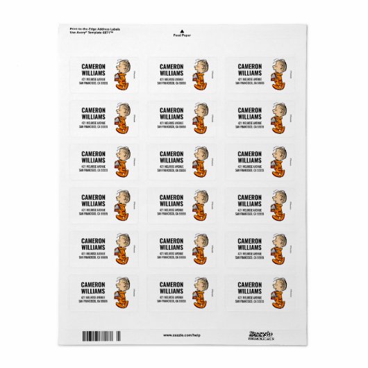 RUIMTE | Linus Etiket (Full Sheet)