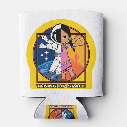 Ruimte-Logo innemen Blikjeskoeler (Achterkant)