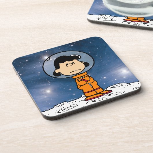 RUIMTE | Lucy Astronaut Bier Onderzetter (Linkerzijde)