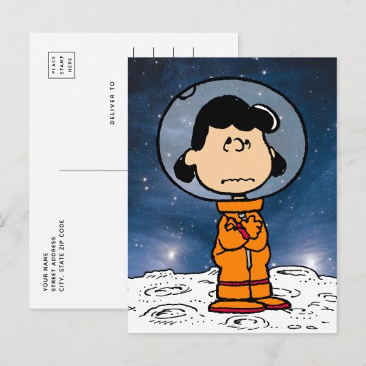 RUIMTE | Lucy Astronaut Briefkaart (Voorkant / Achterkant)