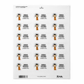 RUIMTE | Lucy Astronaut Etiket (Full Sheet)