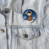 RUIMTE | Lucy Astronaut Ronde Button 5,7 Cm (In situ)