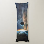 Ruimte, maan en Aarde Lichaamskussen (Achterkant (Verticaal))