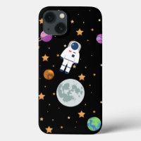 Ruimte maan iPhone / iPad case